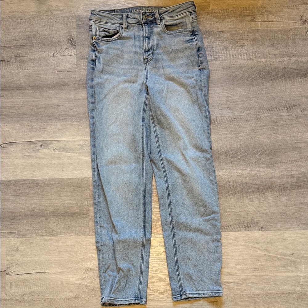 American Eagle Outfitters Light Blue High Rise Jeans